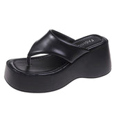 Chinelo Plataforma Ortopédico Feminino - Glamour Bottie 2-Chinelo Plataforma Ortopédico Feminino - Glamour Bottie Conceito Shoes Chinelo Plataforma Ortopédico Feminino Preto 34 