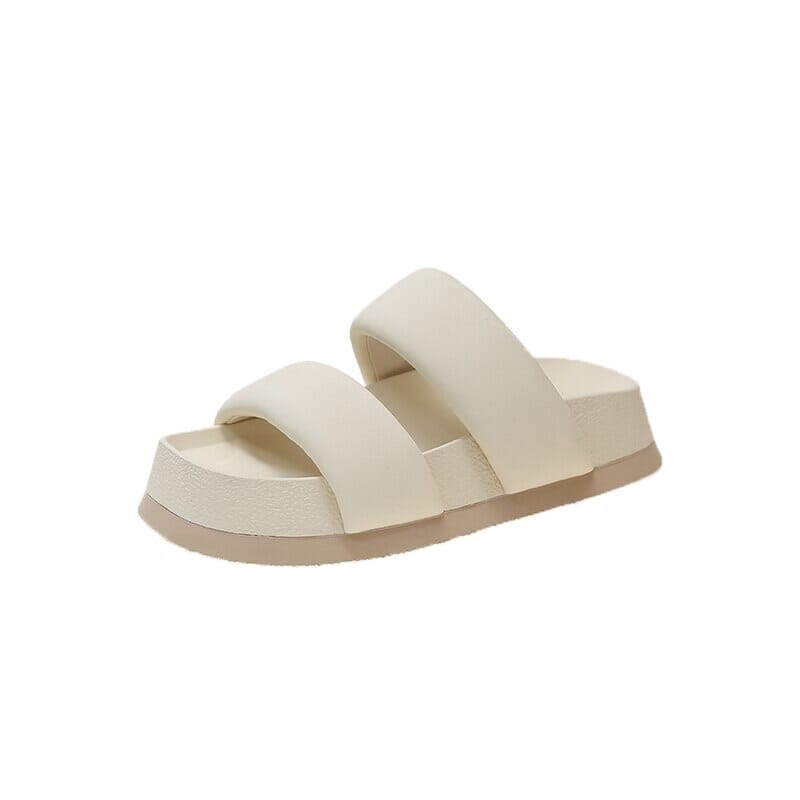 Sandália Papete Feminina - Briza Bottie 2-Sandália Papete Feminina - Briza Bottie Conceito Shoes Sandália Papete Feminina Branco 35 