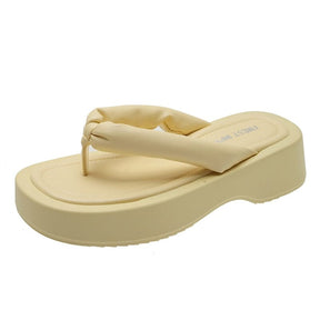 Chinelo Plataforma Ortopédico Feminino - Bottom Bottie 1 - Chinelo Plataforma - Bottom Bottie Conceito Shoes Chinelo Plataforma Ortopédico Feminino Amarelo 35 