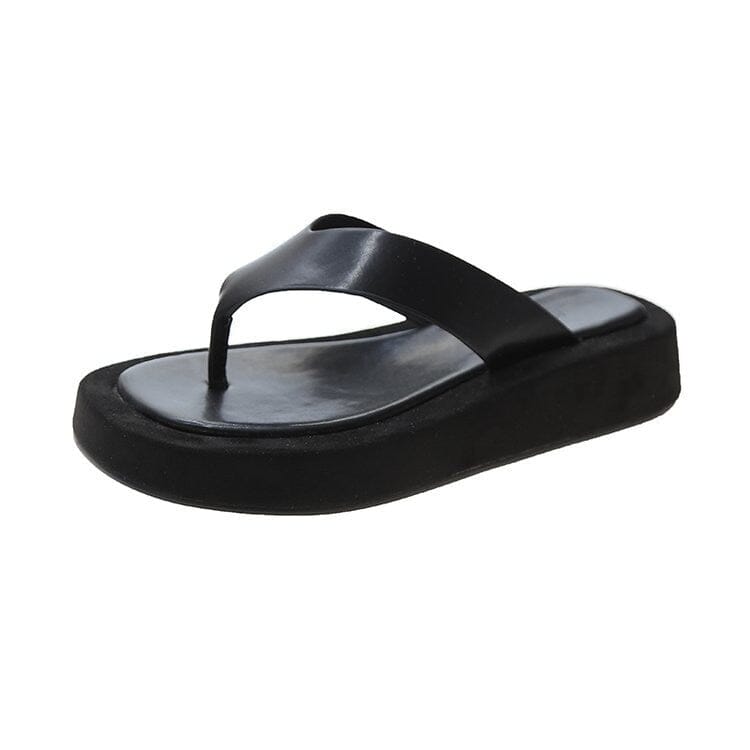 Chinelo Plataforma Ortopédico Feminino - Flatform Bottie 1 - Chinelo Plataforma - Flatform Bottie Conceito Shoes Chinelo Plataforma Ortopédico Feminino Preto 35 