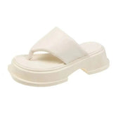 Chinelo Plataforma Feminino - Shely Bottie 5 - Chinelo Plataforma Feminino - Shely Bottie Conceito Shoes Branco 35 