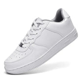 Tênis Casual Branco de Couro Sintético Force Pro Tênis Casual Branco de Couro Sintético Force Pro - Grupo 10 Conceito Shoes Branco 34 