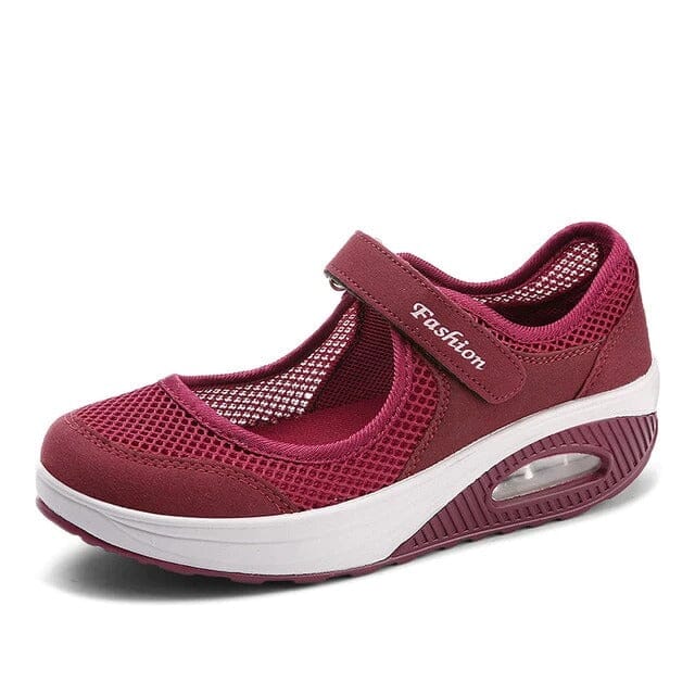 Tênis Feminino Casual Elisa FEMININO - Conceito Shoes Vermelho 34 